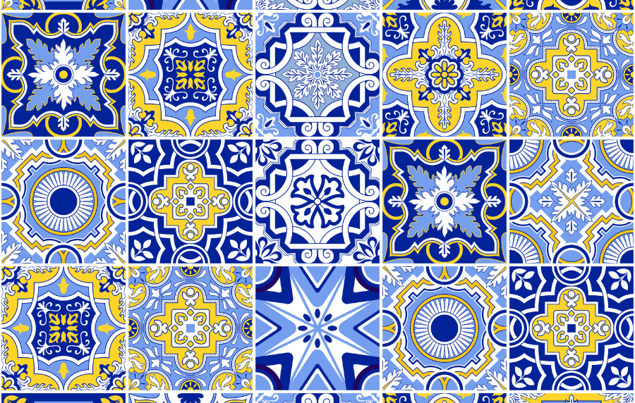 azulejo gasta esquinas