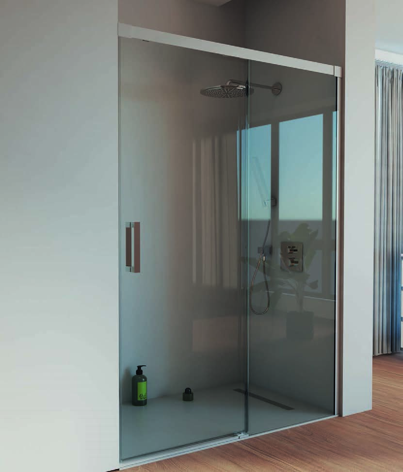 Mampara de ducha frontal corredera Luxury 100